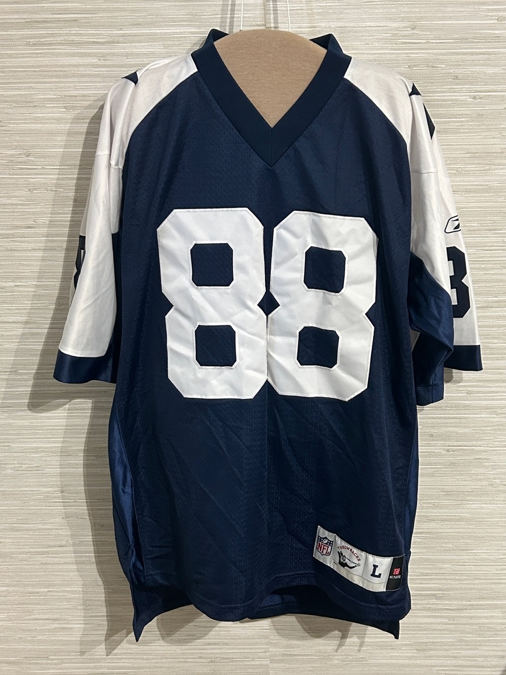 NFL Dallas Cowboys Dez Bryant #88 Reebok Throwbacks Jersey Men's Size L